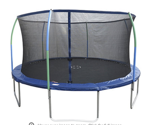 lot 220 image: 14 Trampoline, with Safety Enclosure