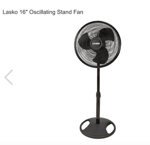 lot 369 image: Lasko 16 Oscillating Stand Fan