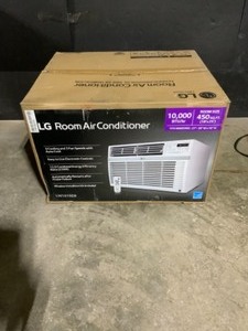 lot 60 image: LG Electronics 10,000 BTU 115-Volt Window Air Conditioner LW1016ER with ENERGY STAR and Remote in White. See Pictures