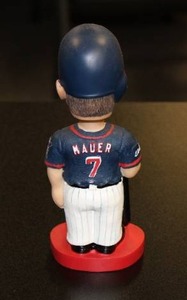 lot 11 image: Minnesota Twins 2004 Joe Mauer Bobblehead Figure