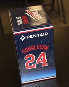 lot 21 image: 2021 Minnesota Twins Josh Donaldson Bringer of Rain Bobblehead w Box