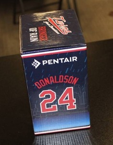lot 22 image: 2021 Minnesota Twins Josh Donaldson Bringer of Rain Bobblehead w Box