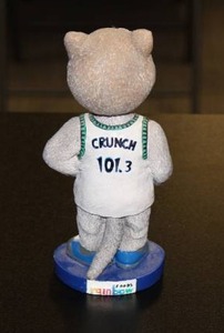 lot 64 image: Minnesota Timberwolves Crunch Mascot Bobblehead