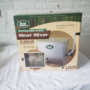 lot 34 image: Lem 17lbs. Meat Mixer