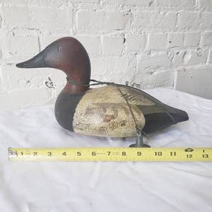 lot 51 image: Wooden Bird Original Canvas Back