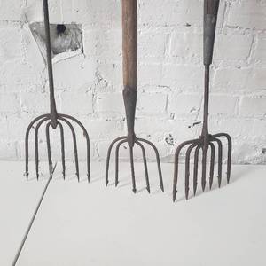 lot 82 image: Vintage Fishing Tridents