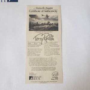 lot 84 image: O Beautiful for Spacious Skies Signed and Numbered by Terry Redlin