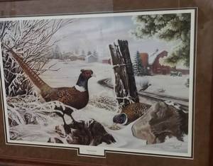 lot 18 image: Russ Dockens Framed Print  SURVIVORS, Signed and Numbered