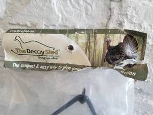 lot 57 image: Turkey Decoy Sled  New in the Package