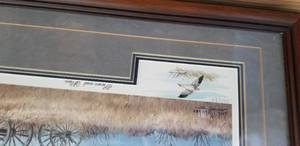 lot 26 image: Carl Melichar Framed Print  SNOWS AND BLUES
