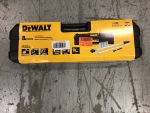 lot 19 image: 12 in. Drive Torque Wrench Tire Change Kit (8-Piece) by DEWALT Customer Returns See Pictures