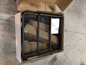 lot 26 image: 60 x 24 Black Steel Basket Cargo Carrier (Folding 2 Shank, 500 lbs.) by CURT Customer Returns See Pictures