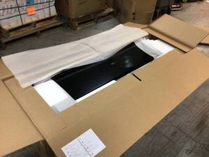 lot 30 image: Ready-to-Assemble 24-Gauge Steel Freestanding Garage Cabinet in Black (48 in. W x 72 in. H x 18 in. D) by Husky Customer Returns See Pictures