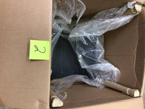 lot 102 image: Small Patio Side door table not used