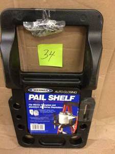 lot 134 image: Werner Pail Shelf Step Ladder  see pictures
