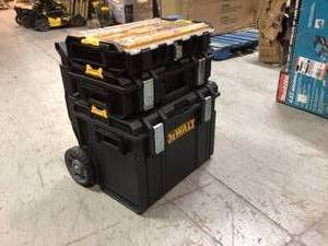 lot 23 image: Lot of 3 Assorted Dewalt Tool Boxes Customer Returns See Pictures