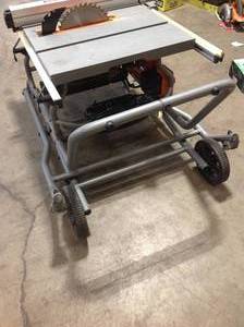 RIDGID 10 in. Pro Jobsite Table Saw with Stand motor Do not Turn On See Pictures