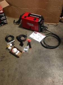 Lincoln Electric 140 Amp LE31MP Multi-Process StickMIGTIG Welder with Magnum Pro 100L Gun, MIG and Flux-Cored Wire, Single Phase, 120V Customer Returns See Pictures