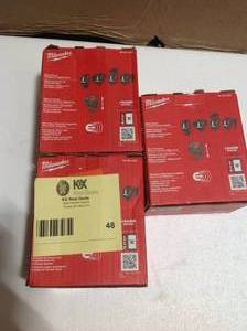 Lot of 3 Milwaukee 360-Degree Quick Connect Laser Mount Customer Returns See Pictures