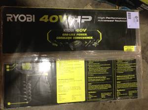 RYOBI 40V HP Brushless Cordless Earth Auger with 8 in. Bit with Battery and Charger Open Box Customer Returns See Pictures