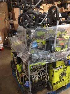 Lot of Assorted of Ryobi Gas Pressure Washer Various Models and Conditions  No Tested See Pictures