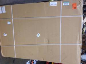 Husky 42 in. H x 96 in. W x 32 in. D Adjustable Height Garage Ceiling Mounted Storage Unit in White Customer Returns See Pictures