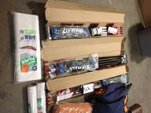 Lot of Assorted hardware tools and accessories open box customer returns see pictures