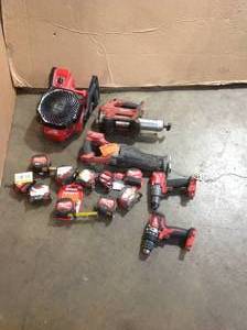 Lot of Milwaukee Tools Various Models and Conditions See Pictures