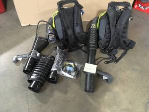 Lot of 2 RYOBI 175 MPH 760 CFM 38cc Gas Backpack Leaf Blower Various Models And Conditions No Tested Customer Returns See Pictures