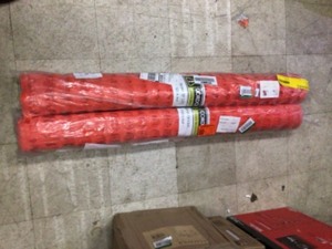 lot 8 image: Cordova 100 ft. Orange Safety Fence