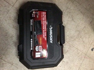 lot 12 image: Husky 38 in. Drive 100-Position Universal SAE and Metric Mechanics Tool Set (60-Piece)