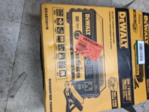 lot 20 image: DEWALT 30 Amp Automotive Portable Car Battery Charger with 80 Amp Engine Start and Alternator Check