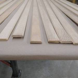 14 x 1 14 Red Oak Eased Edge-Banding Moulding, 100 LF (SCW2)