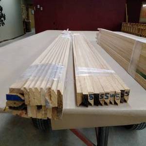 716 x 1 14 Red Oak Door Stop Moulding 200- LF (SCW13)