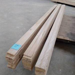 LARGE LOT 516 x 3 38 Elm Shiplap Style Beaded Wainscot 460 LF (SCE61)