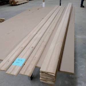 516 x 3 38 Ash Shiplap Style Wainscot 120 LF (SCE62)