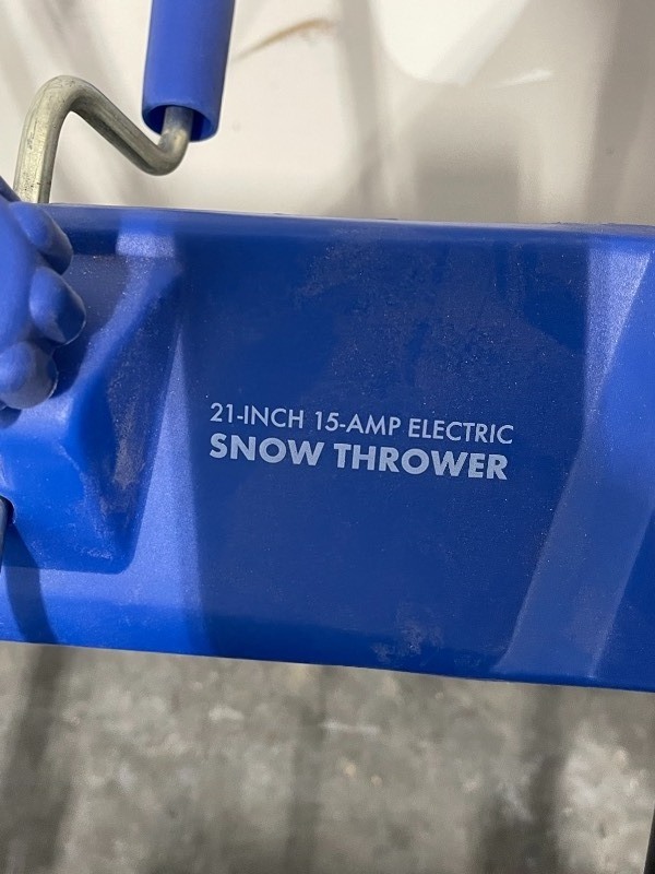 Electric Snow Thrower