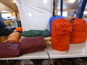 Sleeping Bags and Air Mattresses