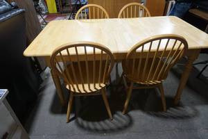dining room table and chairs