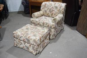 chair and ottoman