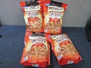 4- 22 oz Bags Snyders Seasoned Twi...