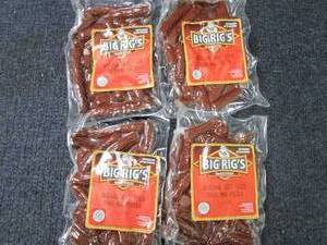 4 pks Big Rigs Original Beef Stick...