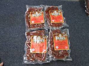 4 pks Big Rigs Original Beef Stick...