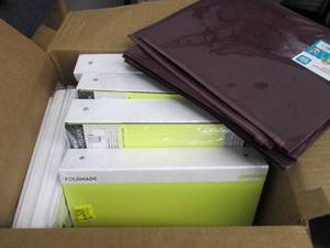 Box of Tablet Sleeves, Binders, Doc...