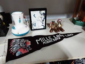 Mille Lacs Pennant & Other Native Decor