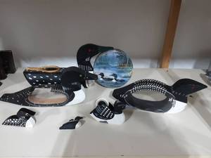 Collection Of Wooden Loons