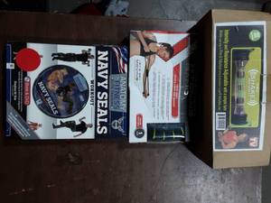 NEW Pro Shake Weight Resistance Toning Band, Navy Seals Work-Out Book & DVD