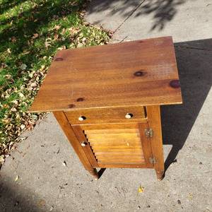 Shutter Board Nightstand