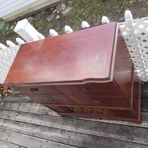 Vintage Ward Airline Radio Cabinet