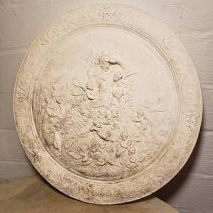 Antique Plaster Charger